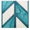 Chi Square Green & White Tile