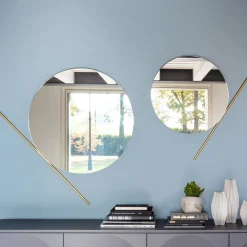 Chic Small Round Mirror