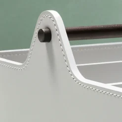 Circuit Low White Basket with 3 Dividers