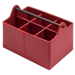 CIrcuit Red Low Basket with 6 Dividers
