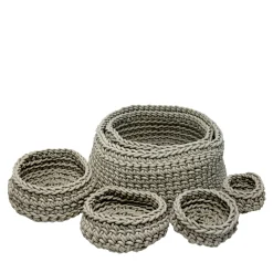 Classico Set of 6 Ecru Baskets by Rosanna Contadini