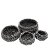 Classico Set of 4 Grey Baskets by Rosanna Contadini