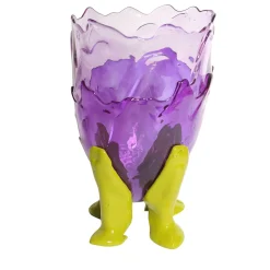 Clear Extracolor L Vase By Gaetano Pesce