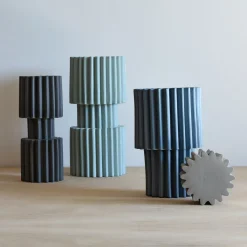 Clessidra Aqua-Green Medium Vase