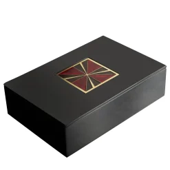 Cloisonné Black Lacquered Box