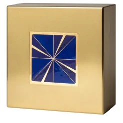 Cloissoné on Satin Brass Box #4