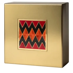 Cloissoné on Satin Brass Box #2