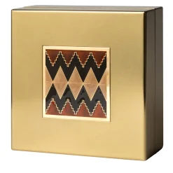 Cloissoné on Satin Brass Box #3