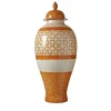 Clyde Orange Arches Vase
