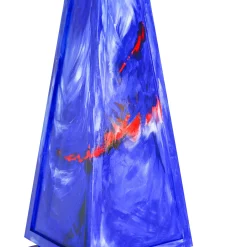 Cobalt Obelisk Sculpture