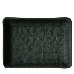 COCCO SOAP DISH - BLACK OPAQUE