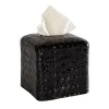 COCCO TISSUE BOX - BLACK