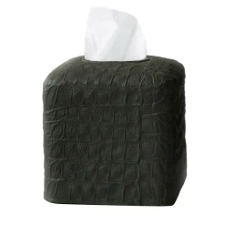COCCO TISSUE BOX - BLACK OPAQUE