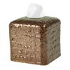 COCCO TISSUE BOX - BRONZE