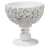 Coco Camelie Flowery White Footed Centerpiece