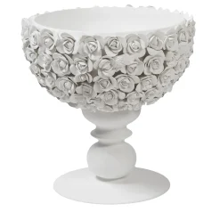 Coco Camelie Flowery White Footed Centerpiece