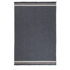 Coco Charcoal Recycled PET In&Outdoor Rug by Carlotta Fortuna #1