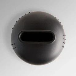 Code Black Ceramic Vase with Black Dots By Arik Levy