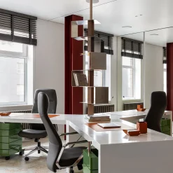 Cognac and bordeaux leather vide poche #1