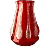 Colate Glittery Red Vase by Carlo Moretti