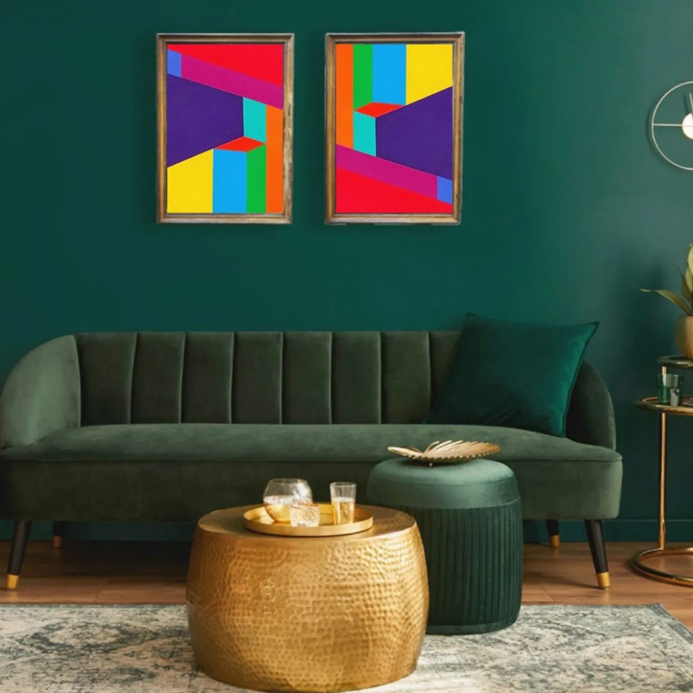 Color Spaces Albirit Acrylic Painting on Canvas