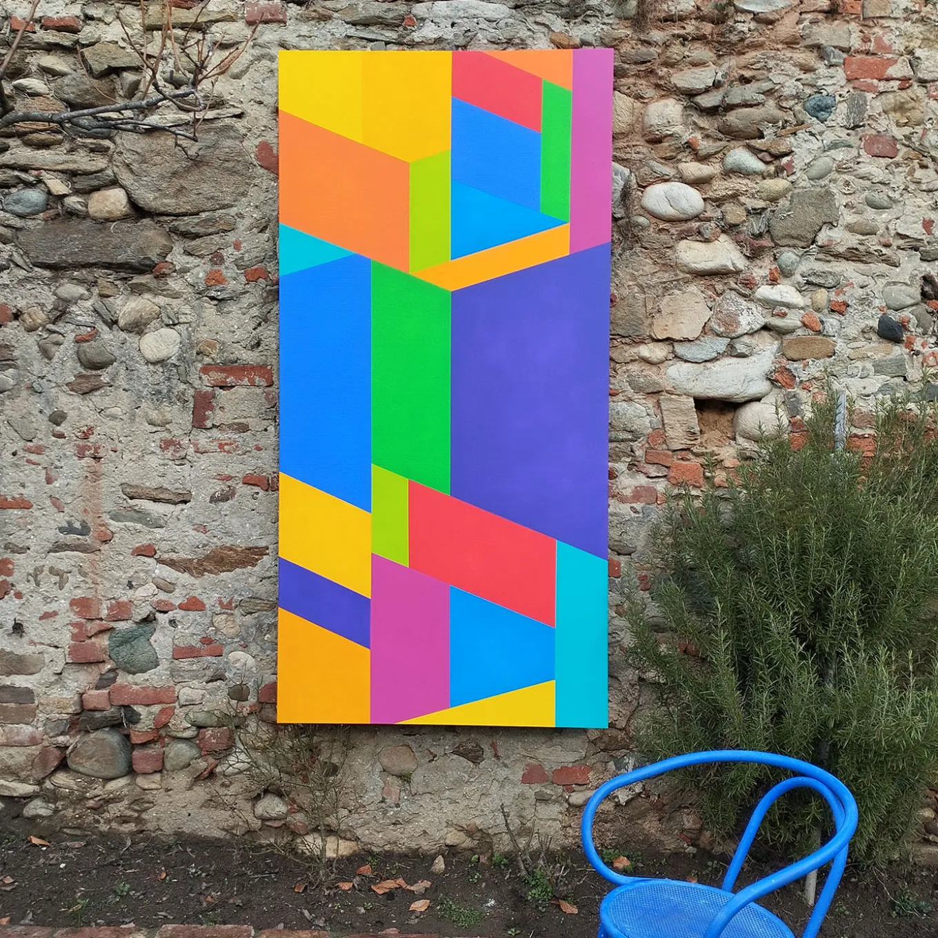 Color Spaces Allegria Acrylic Painting on Canvas