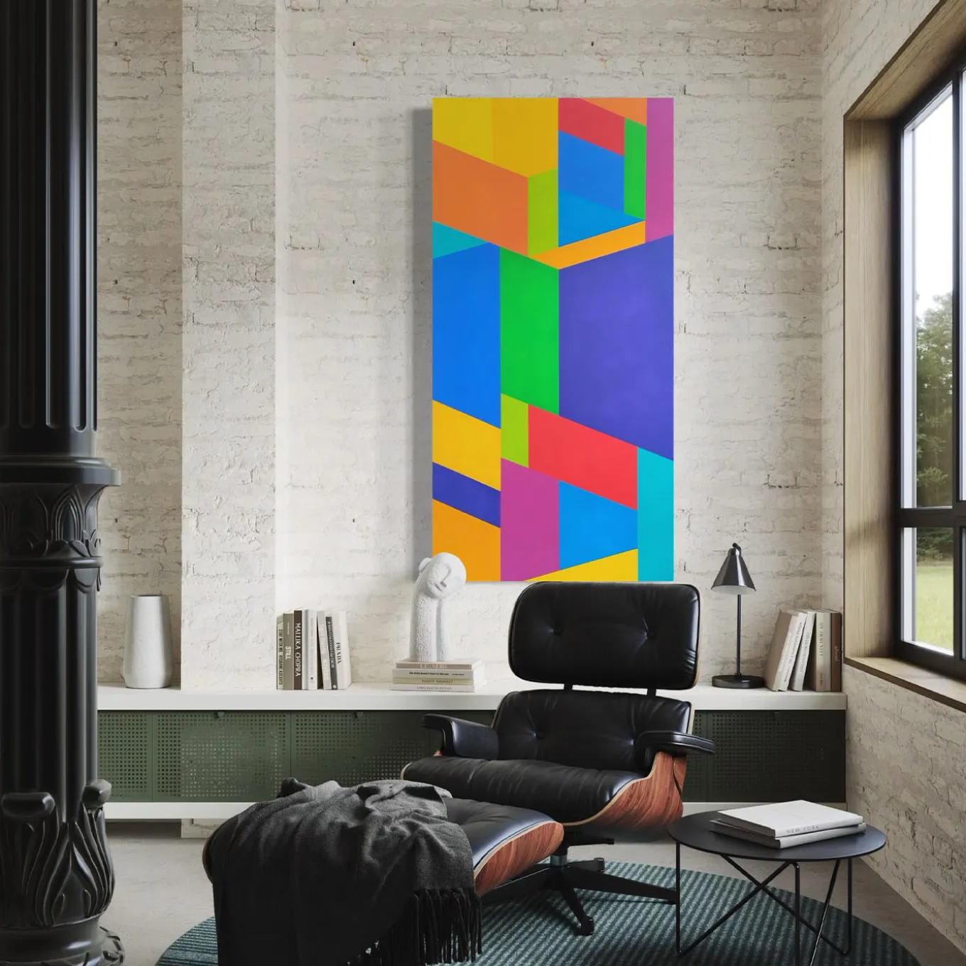 Color Spaces Allegria Acrylic Painting on Canvas