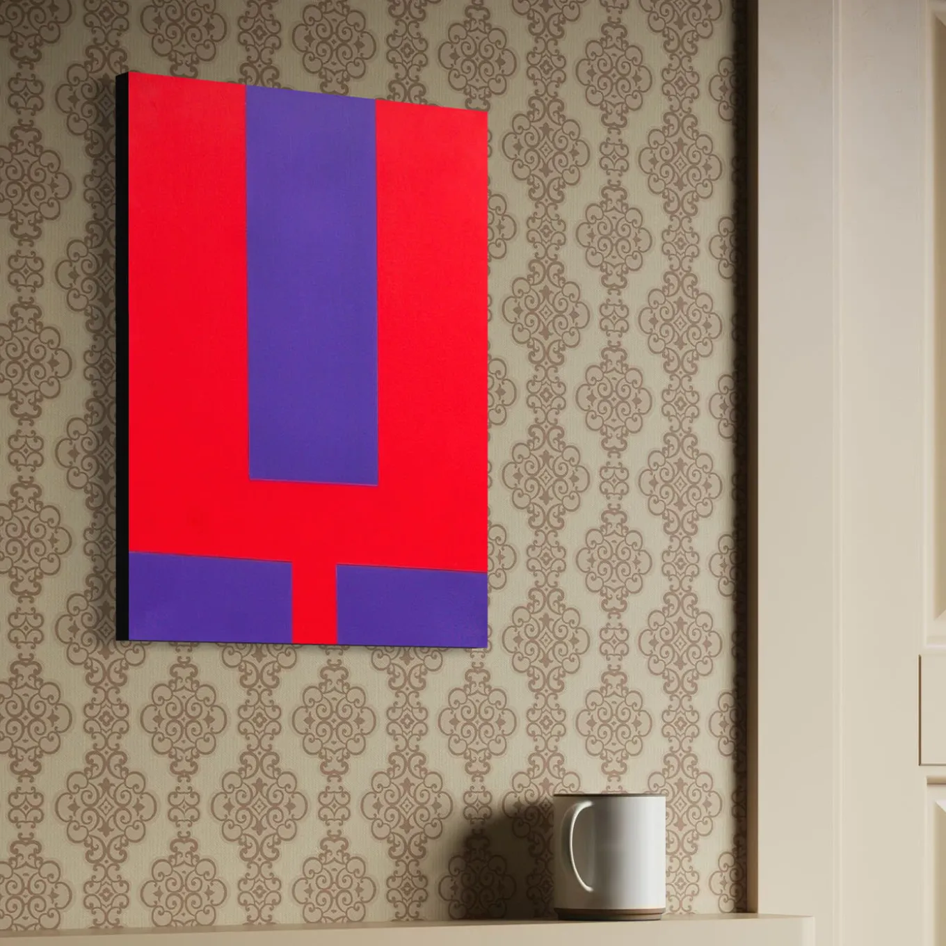 Color Spaces La Finestra Acrylic Painting on Canvas