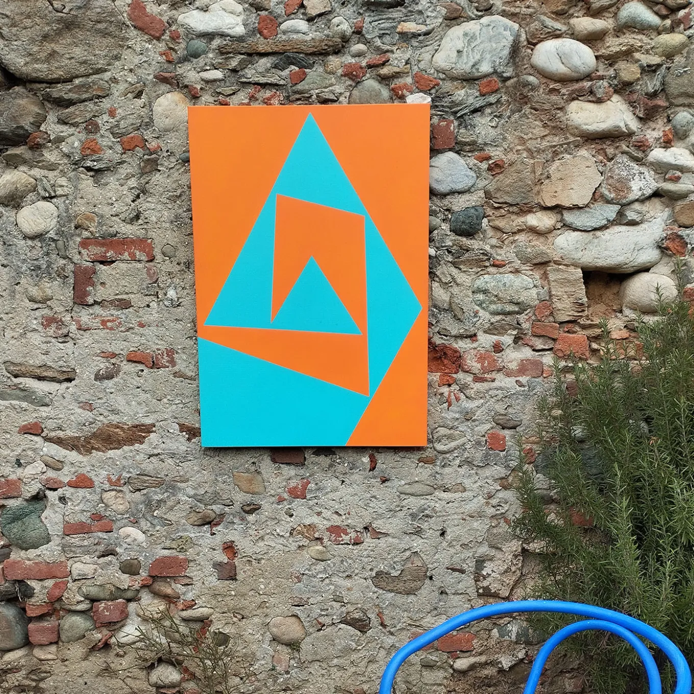 Color Spaces La Spirale Acrylic Painting on Canvas