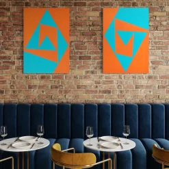 Color Spaces La Spirale Acrylic Painting on Canvas