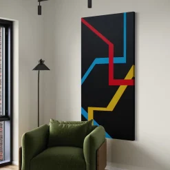 Color Spaces Le Tre Vie Acrylic Painting on Canvas