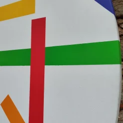 Color Spaces Rhythm and Colors Acrylic Painting on Canvas