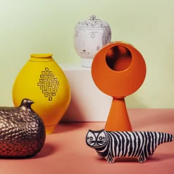 Combinable series Orange Vase by Aldo Londi