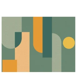 Composition Green Bhaus 100 Wallpaper