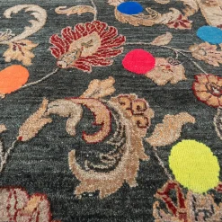 Confetti 1 Wool & Silk Hand-Knotted Rug by Richard Hutten