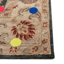 Confetti 1 Wool & Silk Hand-Knotted Rug by Richard Hutten