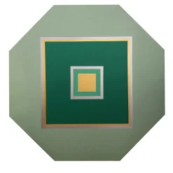 Confidence Green Octagonal Decorative Panel