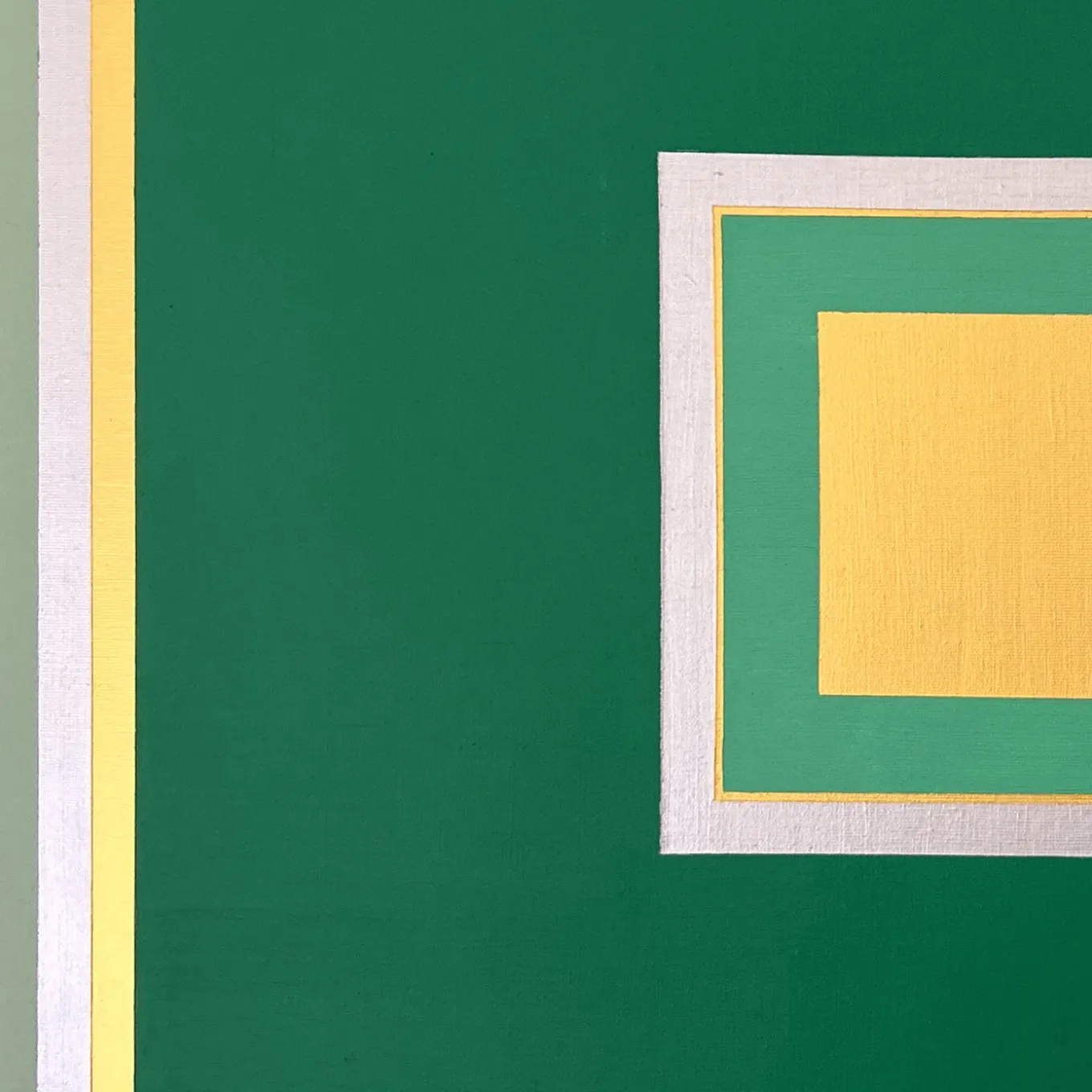 Confidence Green Octagonal Decorative Panel