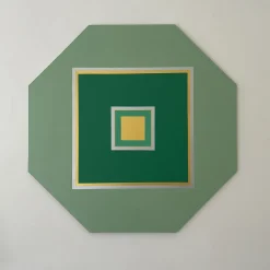 Confidence Green Octagonal Decorative Panel