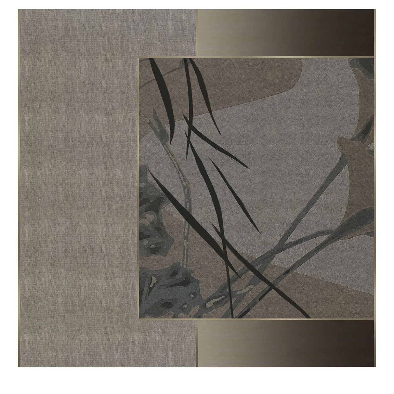 Confin del mare Beige Wallpaper