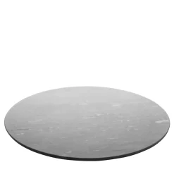 Convivio Round Centerpiece in Grey Bardiglio Marble