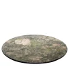 Convivio Round Centerpiece in Green Marinace Marble