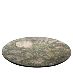 Convivio Round Centerpiece in Green Marinace Marble