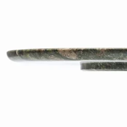 Convivio Round Centerpiece in Green Marinace Marble