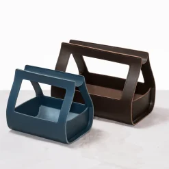 Copenhagen Small Blue Storage Basket by Gio Tirotto