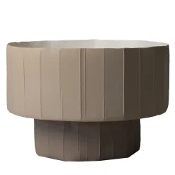 Coppa Ninfea Corteccia and A17/Sabbia Scuro Centerpiece