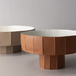 Coppa Ninfea Corteccia C10/Terracotta scura Centerpiece