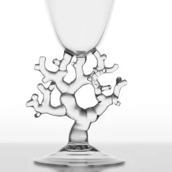 Coral Glass Decorative Vase