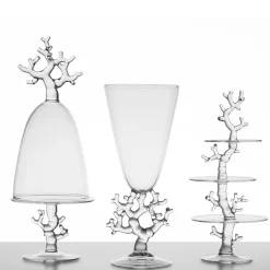 Coral Glass Decorative Vase