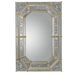Cornaro Wall Mirror with Gold leaf